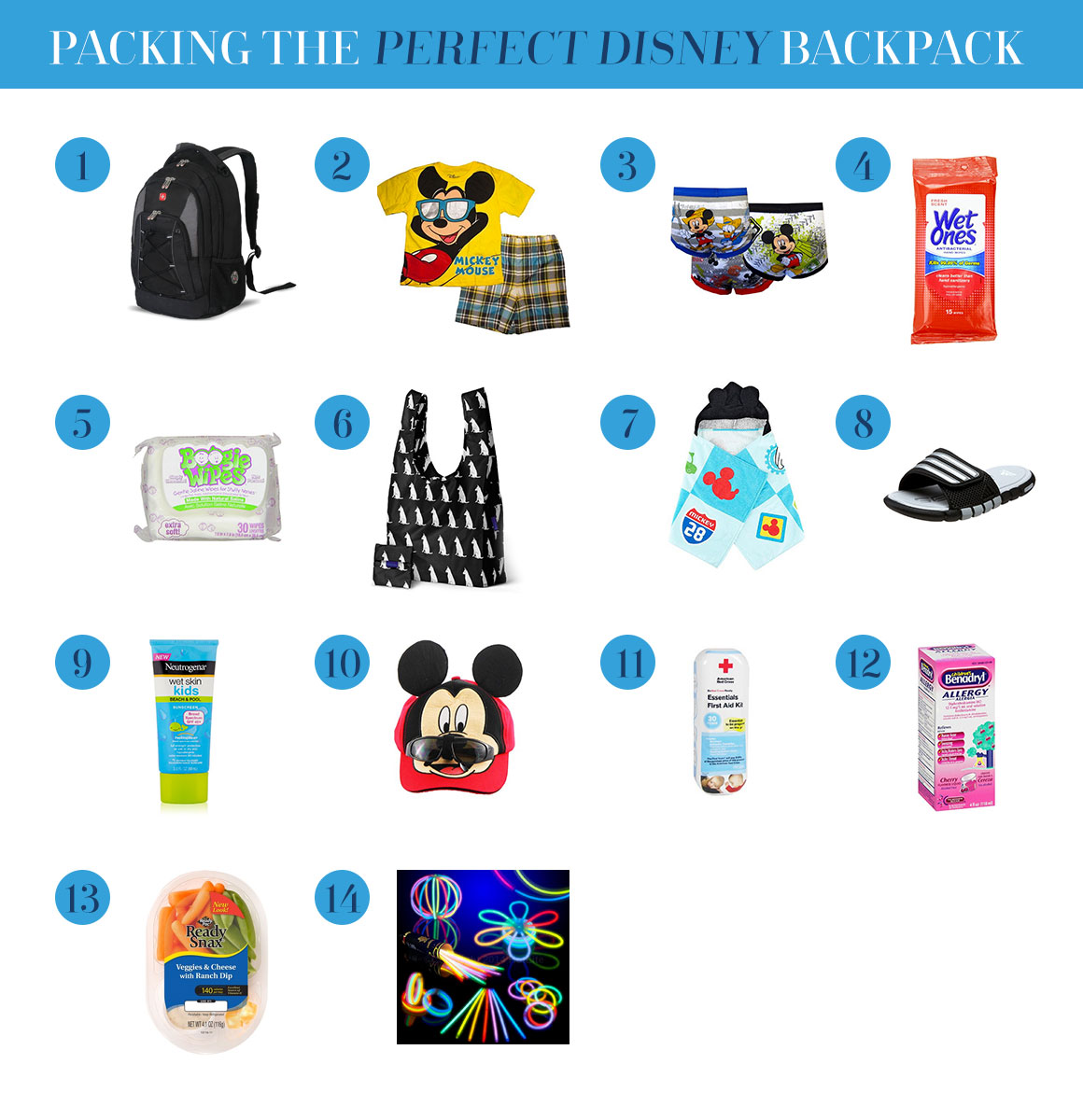 Disney Packing List: What to Pack for Day at Disney With Kids