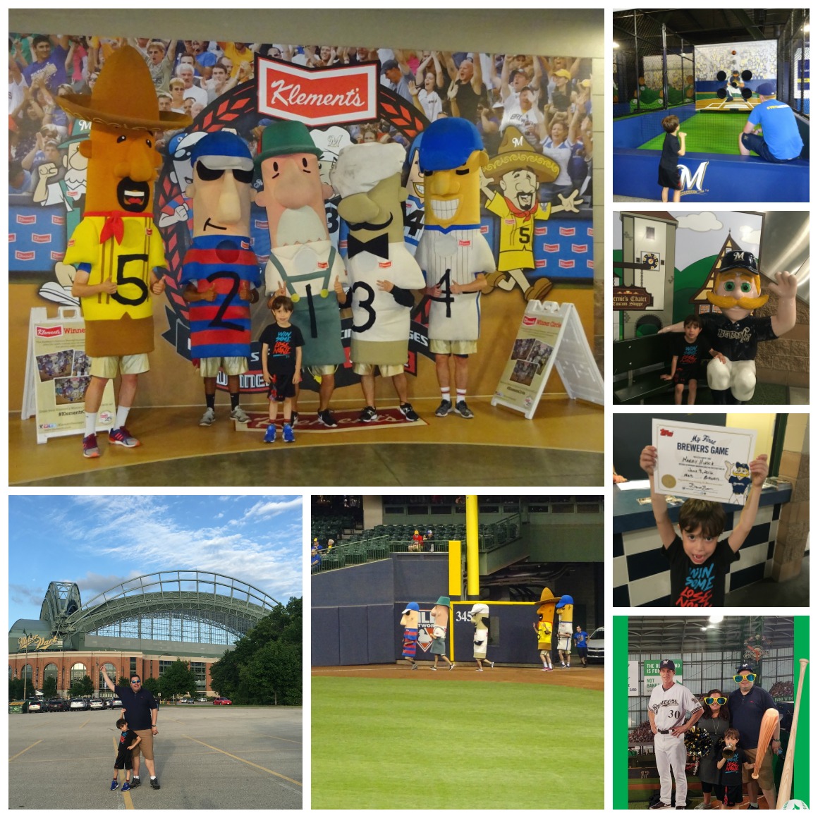 Brewers' kids in Sausage Race, 06/13/2018