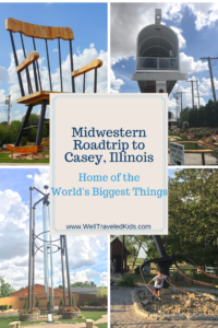 Midwestern Road Trip to Casey, Illinois: A Small Town with Big Stuff Means Lots of Travel Fun for Kids *********************** Casey Illinois | Weekend Getaway | Small Town Big Stuff | midwest roadtrip| family roadtrip | World's Largest | Illinois road trip| Roadside Americana | roadside attractions | road trips from Chicago