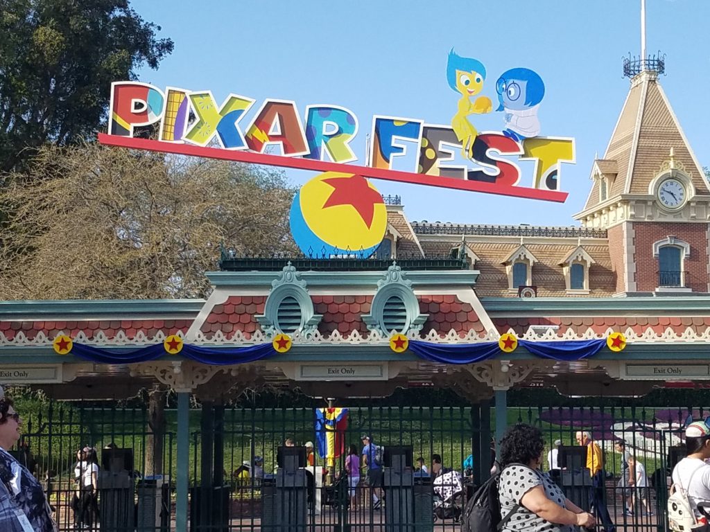 Pixar Fest Disneyland Summer