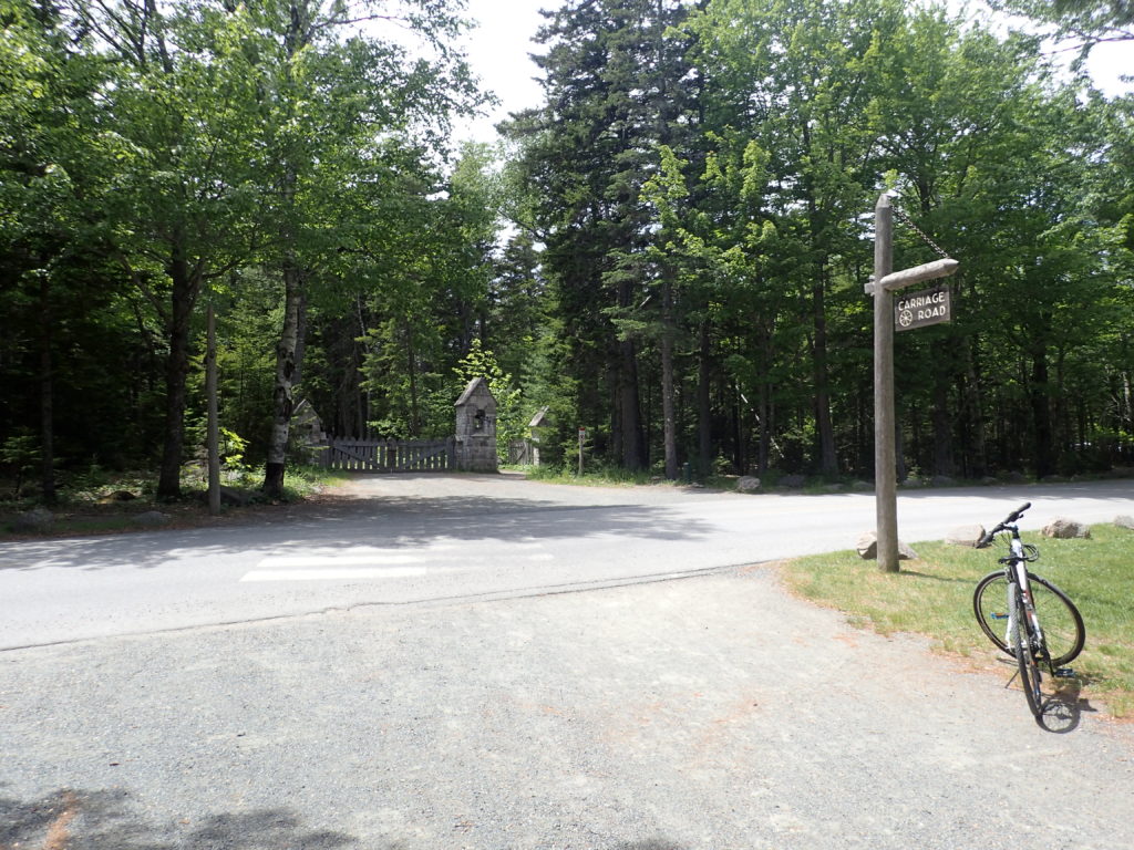 Bike on Carriage Road with kids