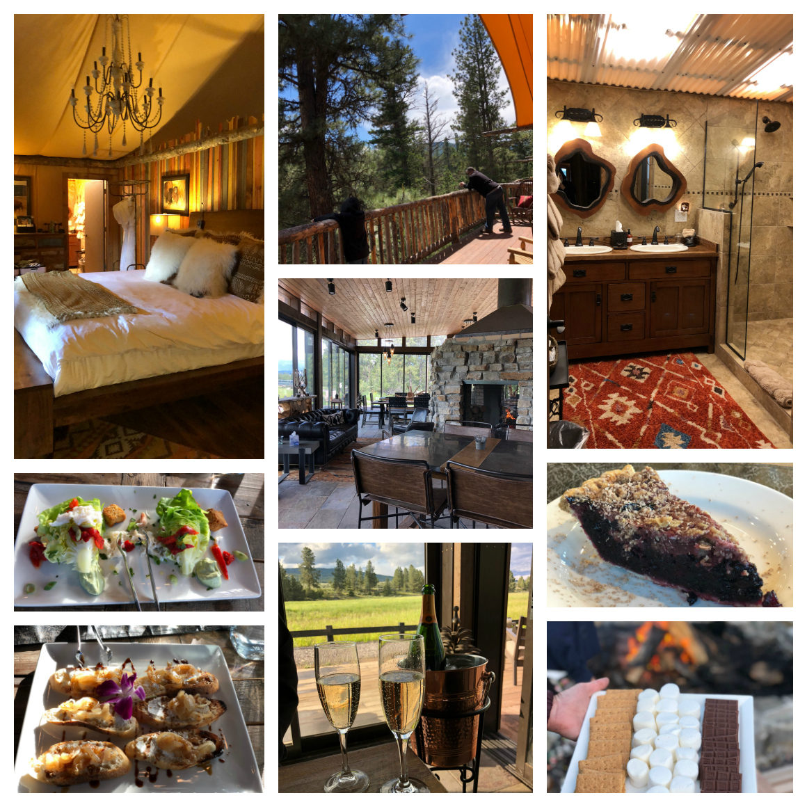 luxury glamping Montana - Well Traveled Kids