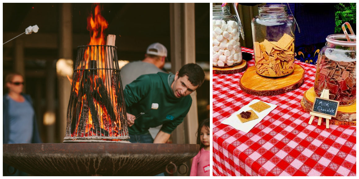 roasting smores - well traveled kids