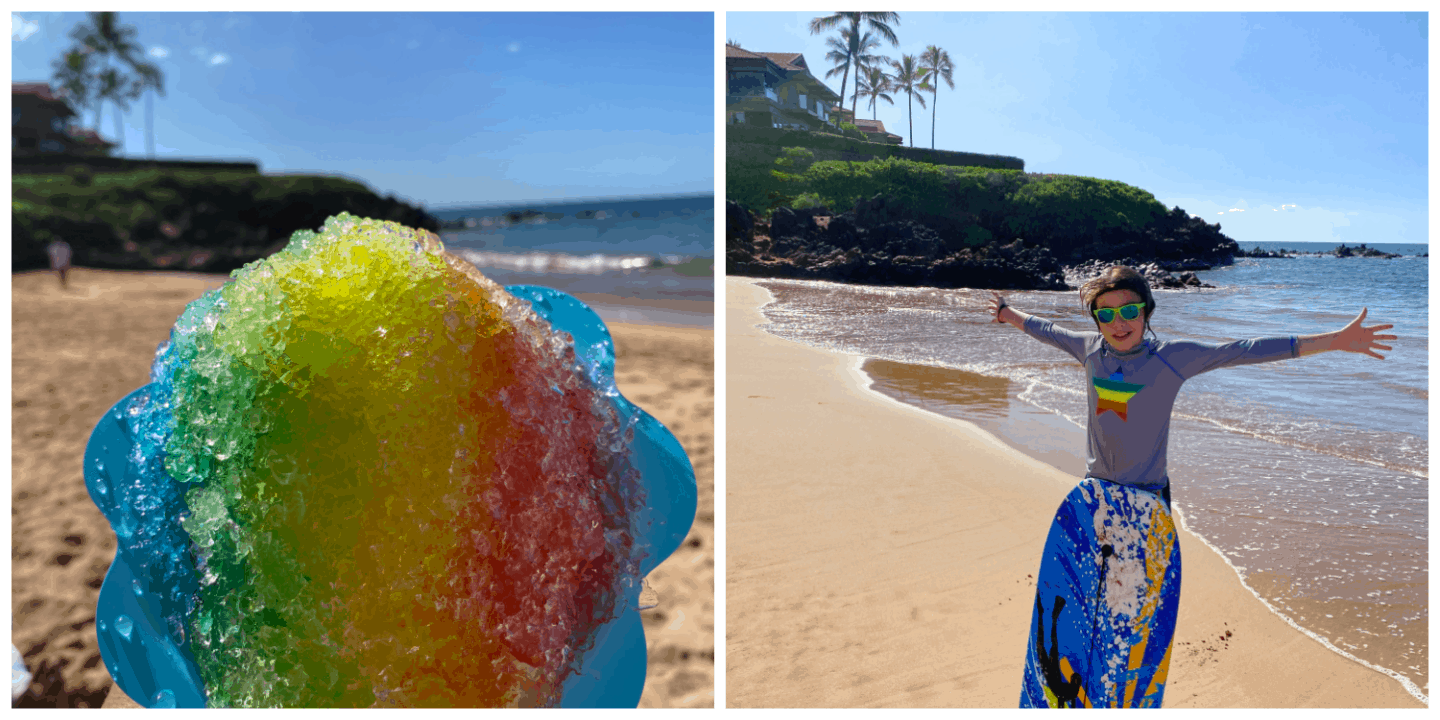 Four Seasons Maui with kids on Wailea beach